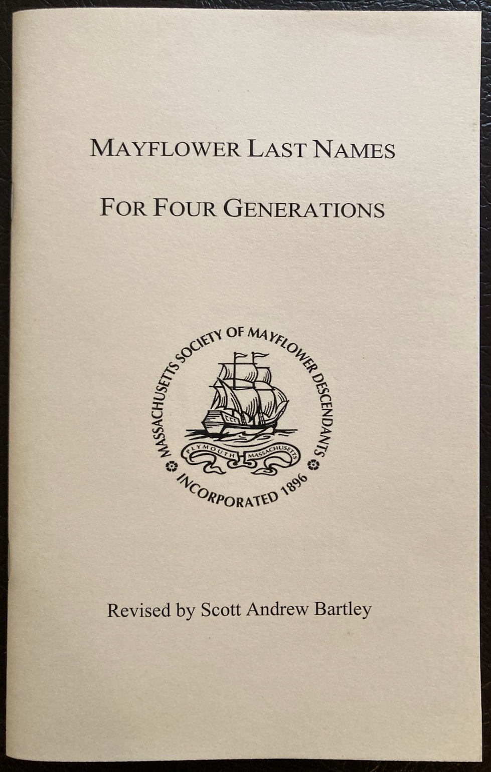 Mayflower Last Names for Four Generations