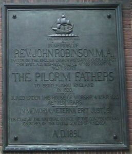 John Robinson plaque