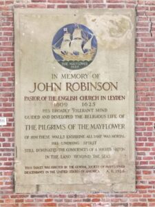John Robinson plaque